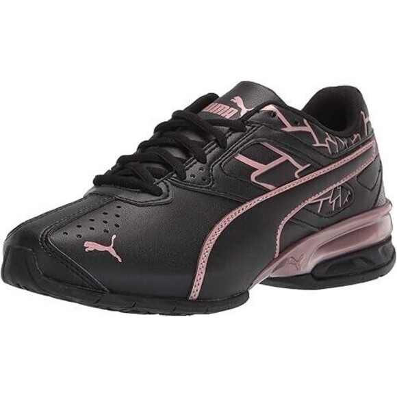 Puma Tazon 6 Womens Graphic Sneakers Crosstrainer Black Rose Gold Shoe Size 10 - Picture 1 of 10